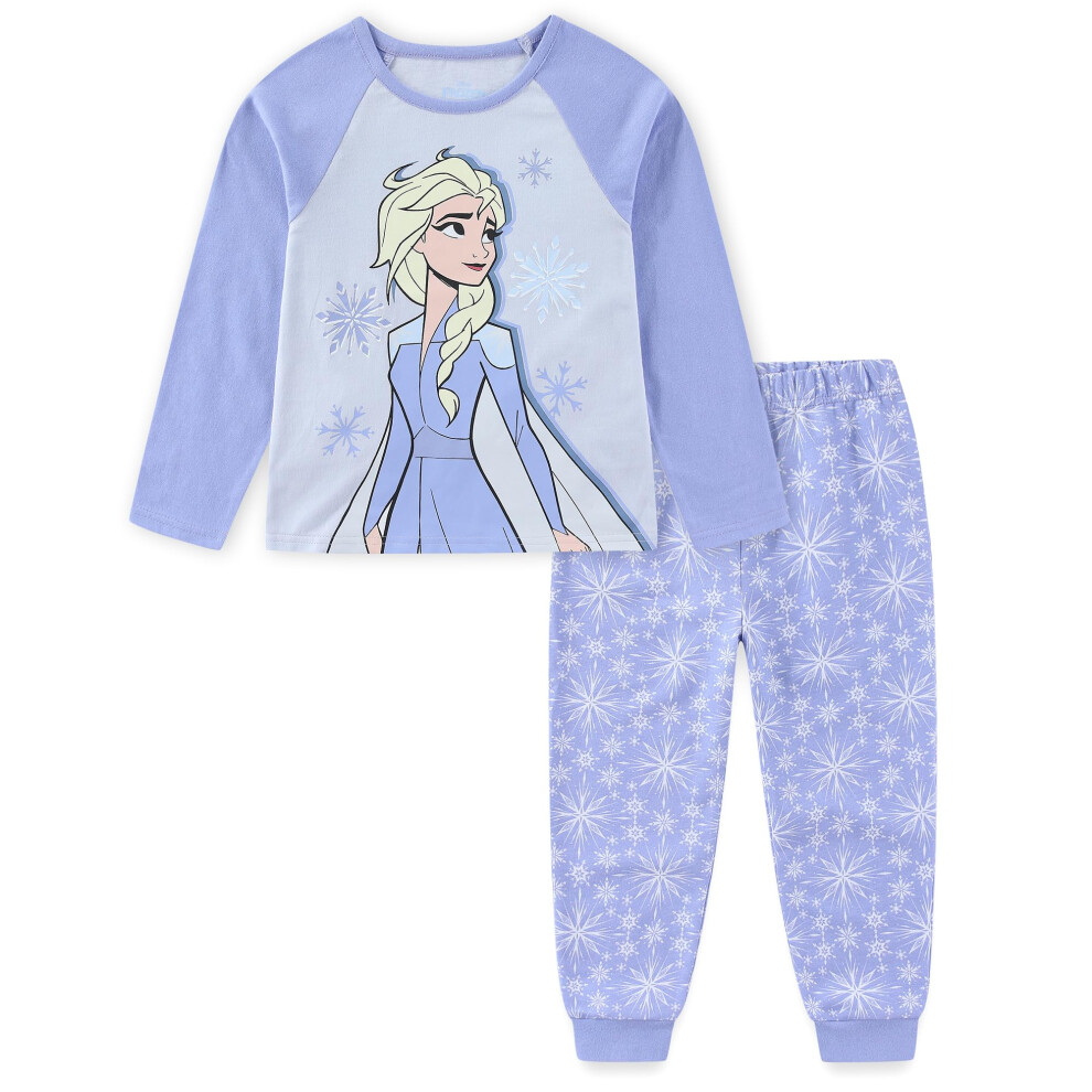 Disney Lilo And Stitch Frozen Minnie Mouse Princess Girls Long Sleeve Shirt And Pants Set For Infant To Big Kids