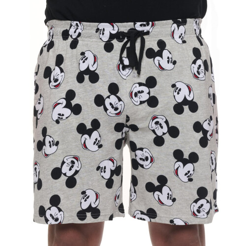 Disney Disney Herren Mickey Mouse Lounge Shorts (Mickey Grau, Groß)