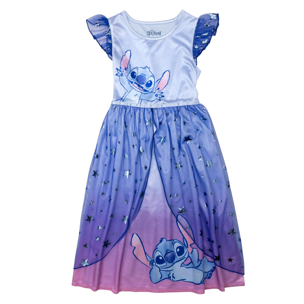 Disney Girls' Fantasy Gown Nightgown, Starry Stitch, 3T