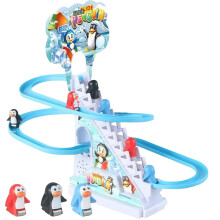 Educational Animal Climbing Stairs Toy with Electric Track