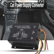 Car Power Supply Converter 24V to 12V Voltage Reducer 30A