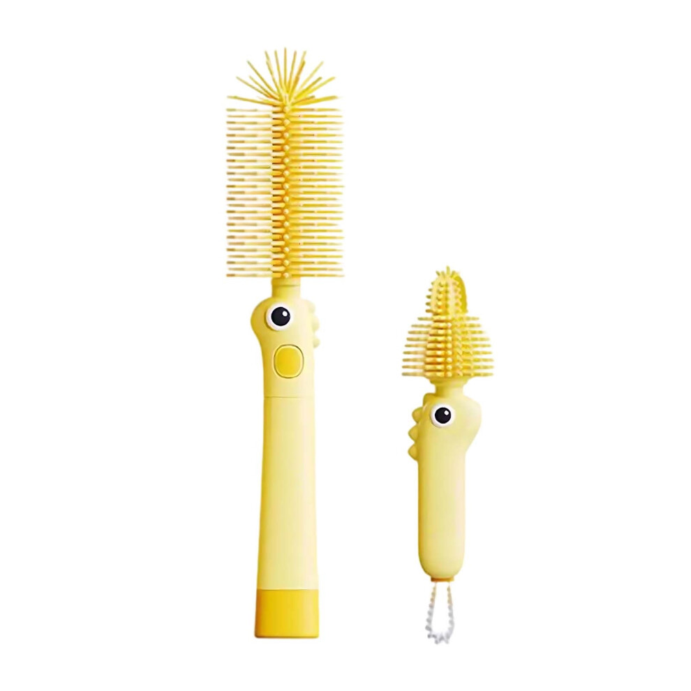 Silicone Baby Bottle Brush Set with Nipple Brush