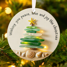 2D Flat Wooden Wall Plaques, 5PCS Multicolor Holiday Signs – Christmas Door/Wall Decor, Compatible with Home & Gift Use