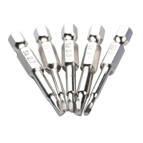 Magnetic Triangle Screwdriver Bits S2 Steel 6 pcs