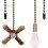 Ceiling Fan Pull Chain Extension Bronze 2 Pcs 1