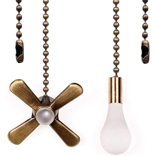 Ceiling Fan Pull Chain Extension Bronze 2 Pcs