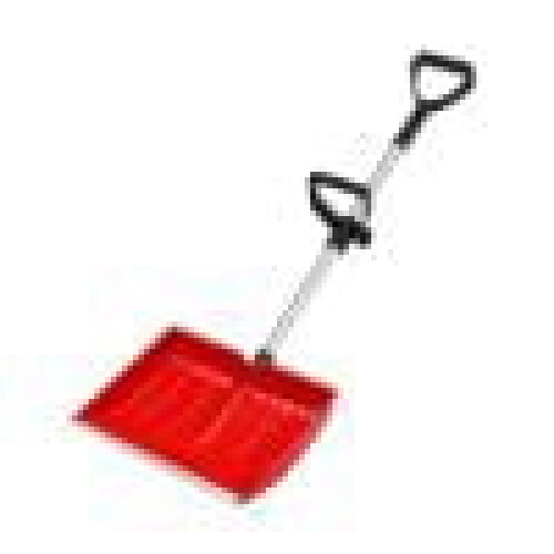 Heavy Duty Snow Shovel Plastic 48-inch Black
