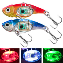 Windfall LED Fishing Lures Kit Deep Drop Fishing Lights LED Fishing Spoons Underwater Flasher Diamond Lights Trolling Lures