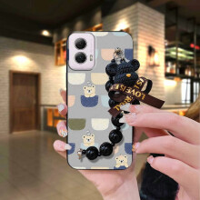 MOTO G Power 5G 2024 Case – Cartoon Bear Silicone Anti-knock, Dirt-resistant, Skin-friendly, Waterproof Back Cover