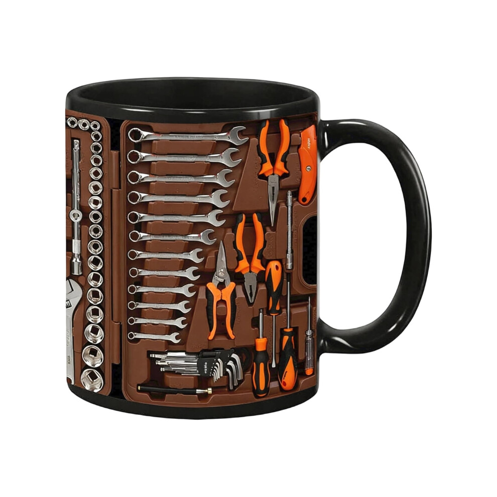 Mechanic Toolbox Mug 11Oz Ceramic Coffee Cup 913211367599