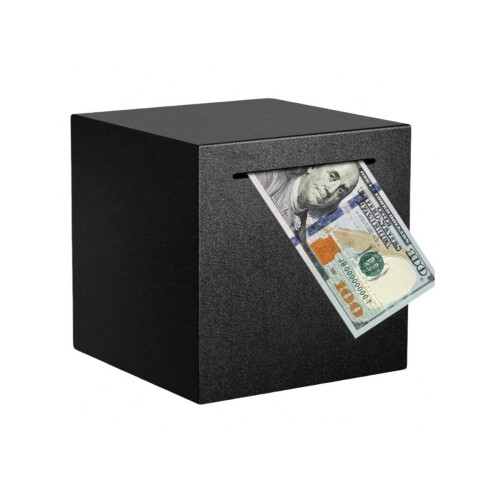 Metal Coin Storage Jar Black Holiday Gift