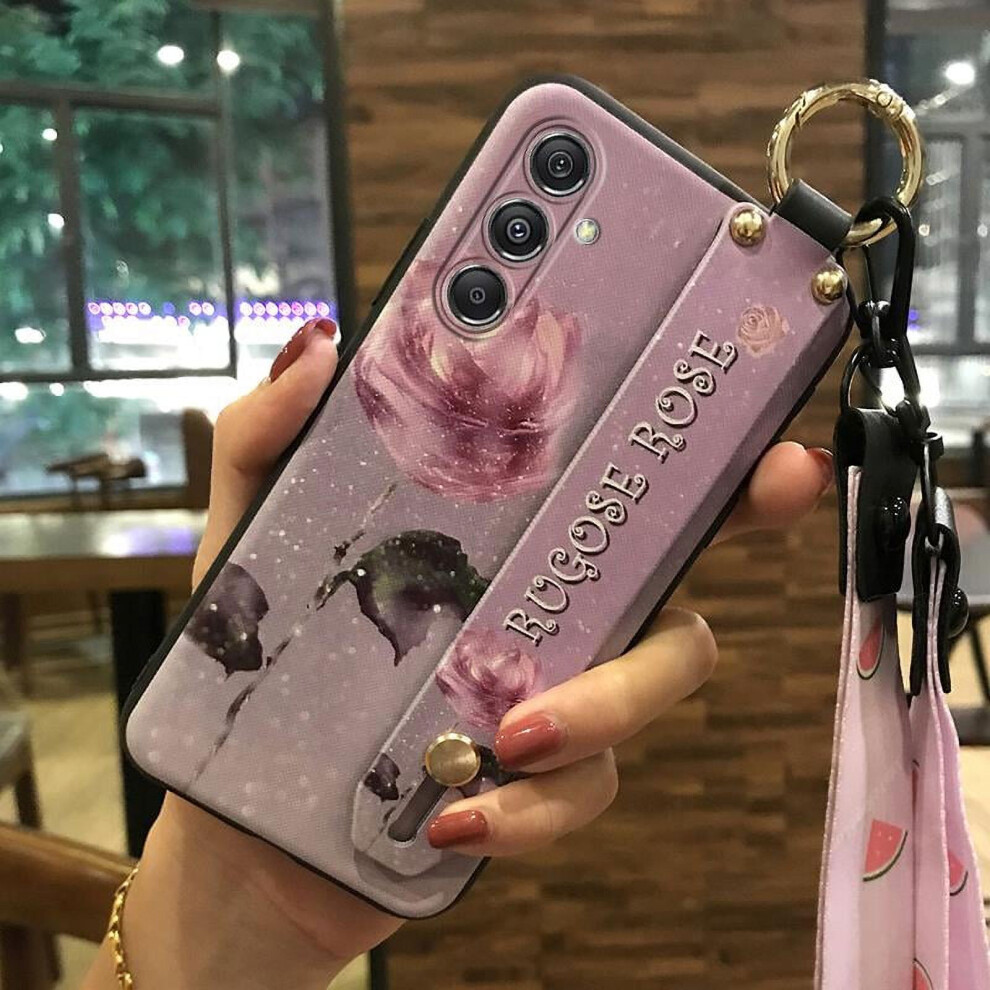 Phone Case For Compatible With Samsung Galaxy A35 5G Global Â Silicone, Waterproof, Dirt-Resistant, With Ring Holder, Wrist Strap & Lanyard 9448483980142