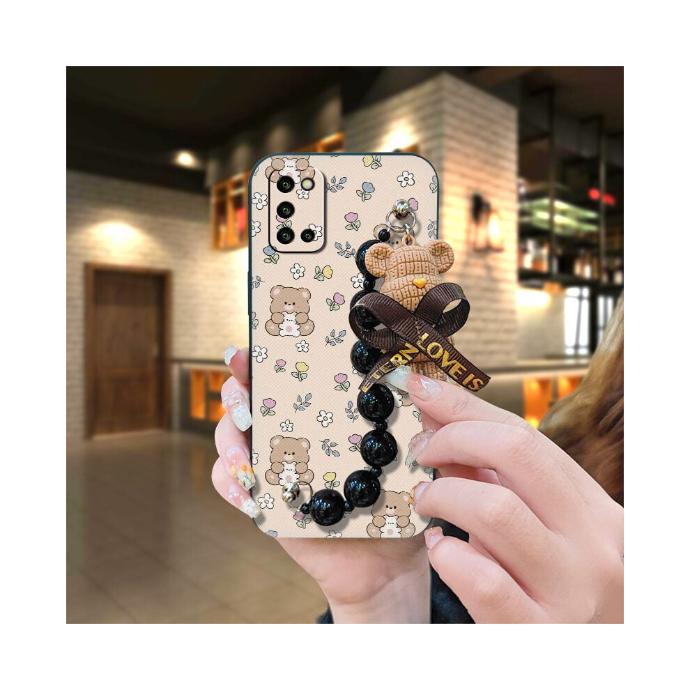 Cartoon Bear Phone Case For Samsung Galaxy A03s/Sm-A037g Â Waterproof, Dirt-Resistant, Anti-Knock Silicone Protective Case 9448483980531