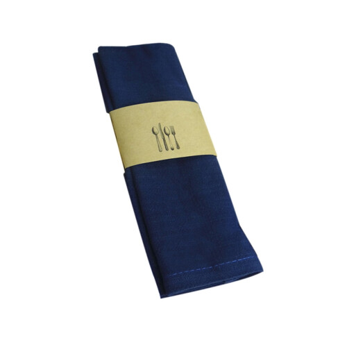 Flax Cloth Napkins Cotton Linen Royal Plain 4 Pack