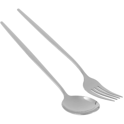 Small Spoon Fork Set Fine Dining Silver Cutlery