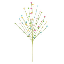 Spring Easter Floral Stem with Pastel Eggs and Berries 1 PC