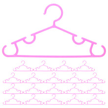 20pcs Baby Hangers For Closet Plastic Kids Hangers Clothes Hangers Non Slip Baby Hangers For Nursery Heavy Duty Clothing Hangers