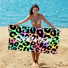 55.1"x27.5" Ultra Microfiber Printed Beach Towel,Quick Dry Travel Camping Beach Accessories Vacation Essential Gift /2/4 PCS