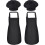 Kids Chef Apron and Hat Set Adjustable with Pockets 2 Pack 1
