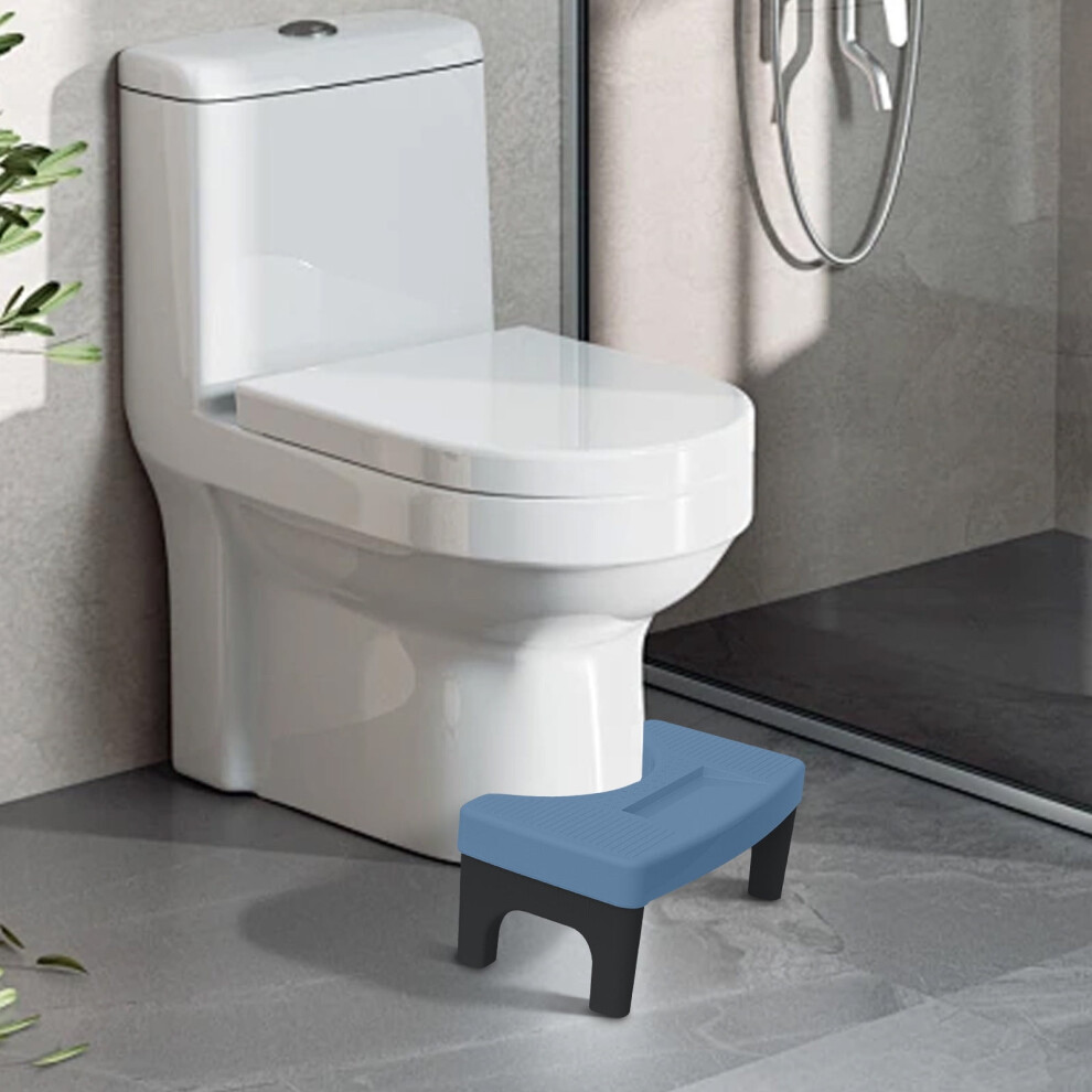 WZXPWT Toilet Stool – Ergonomic Footstool for Squatting, Compatible with All Toilets