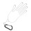 Golf Gloves Support Holder with Carabiner Portable Frame 1