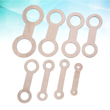 Topbathy Saxophone Leveling Tool Metal Pad Adjustment 8Pcs