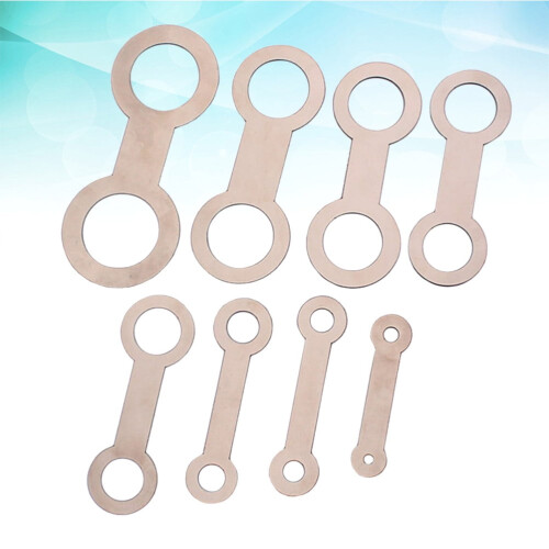 Topbathy Saxophone Leveling Tool Metal Pad Adjustment 8Pcs
