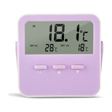 High Low Temperature Alarm Thermometer Digital Large Screen For Indoor Outdoor