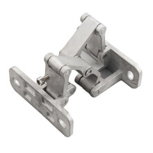 304 Stainless Steel Heavy Duty Hinge 180 Degree Adjustable for Stone Doors Fire Doors Thick Doors Silver S M L Size Options