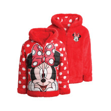 Abrigo de Invierno para Niñas Disney - Chaqueta Acolchada Reversible con Capucha - Talla 4T, Minnie Rojo