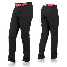 Franklin Sports Kinder Baseball + Softball Hosen - Legere Kinderhosen für Jungen + Mädchen mit Gürtelschlaufen - Schwarz - Jugend X-Small