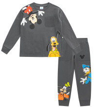 Conjunto de Sudadera y Pantalones de Felpa Mickey Mouse para Niños
