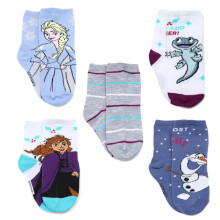 Conjunto de Calcetines Disney Frozen para Niñas Pequeñas, Lavanda, Pequeña