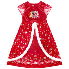 Disney Princess Vestido de Noche para Niñas, Gown de Fantasía, Pijamas Suaves y Lindos para Niños