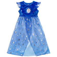 Disney Frozen 2 Vestido de Princesa para Niñas, Bata de Fantasía, Pijamas Suaves y Lindos