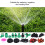 30M Adjustable Drip Irrigation Kit with Timer PVC Dripper Watering System 7