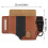(PU reddish brown) Leather EDC Pocket Organizer for Men 2