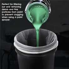 20 Pcs Paint Strainer Bag, 1 Gallon Paint Filter with Elastic Drawstring White Fine Mesh Top Opening Nylon Mesh Filter