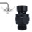 G1/2 Adjustable Copper Shower Head Holder Black Bathroom Accessory 1