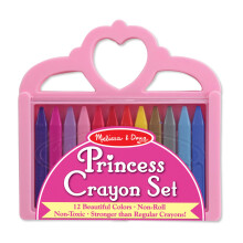 Melissa & Doug Prinsesse Farvesæt - 12 Farver