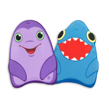 Melissa & Doug Sunny Patch Dolfijn en Haai Kickboards - Leer-Zwem Speelgoed (Set van 2)