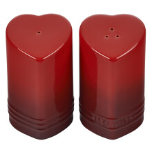 Le Creuset Stengods Hjärtformade Salt- & Pepparkvarnar, 4 oz. Var