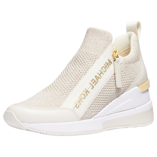 Michael Kors Michael Kors Trainer Wedge Willis Donna, Champagne, 9