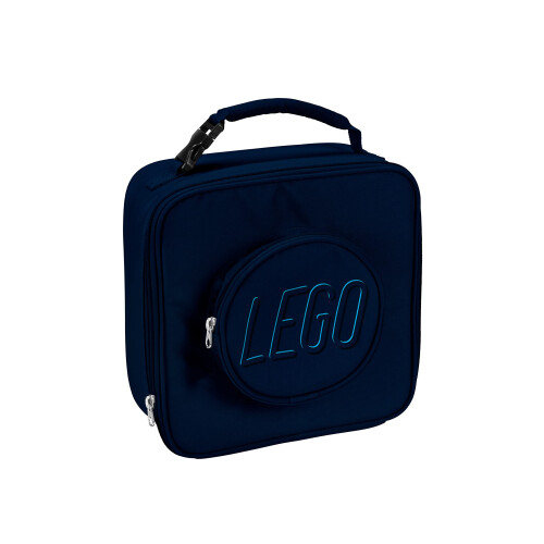 LEGO LEGO Brick Lunch Bag, Marine, Unisex, Polyester, 12"