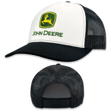 Casquette John Deere Trucker 13083346Whbk Casquette de Baseball Broderie Trademark Ywgr Blanc/Noir