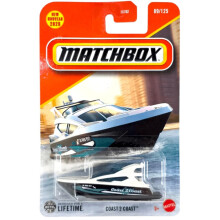 Matchbox Coast 2 Coast Boat [White], 89/125, 1:64 Scale Diecast Vehicle