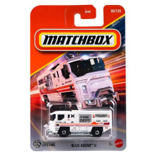 Matchbox Blaze Buster II [White Firetruck] 03/125, 1:64 Scale Diecast Toy Vehicle