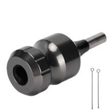 Alloy Adjustable Cartridge Tattoo Grip Handle Silver 80mm-90mm