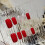(Jelly Glue Model) 24pcs Wine Red False Nails, Medium Square 3