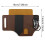 (Brown leather) Leather EDC Pocket Organizer for Men 2